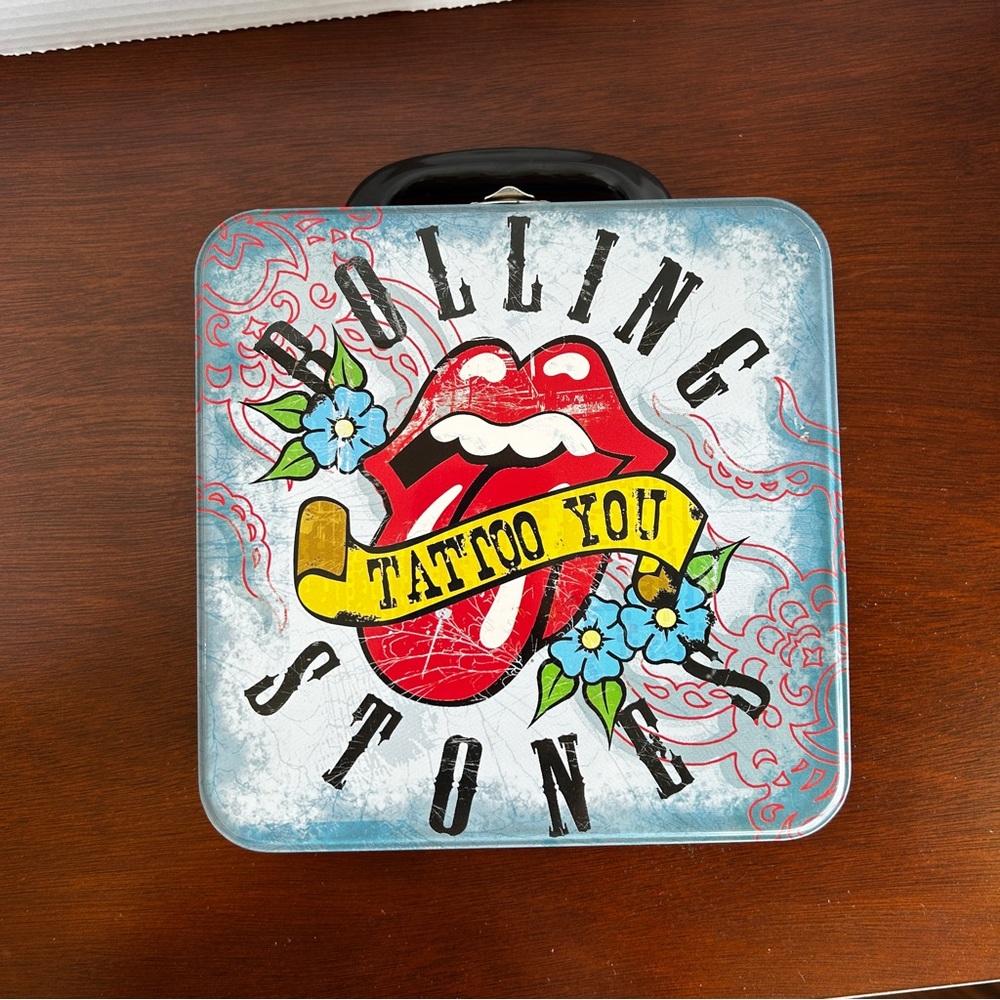 The Rolling Stones "Tattoo You" Square Tin Tote Collectible Tin
